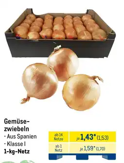 METRO Gemüsezwiebeln Angebot