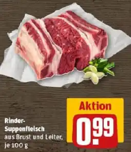 REWE Rinder- Suppenfleisch Angebot