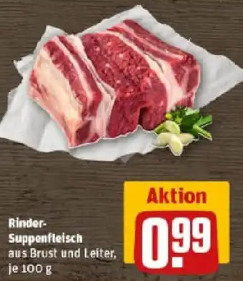REWE Rinder- Suppenfleisch Angebot
