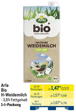 METRO Arla Bio H-Weidemilch Angebot