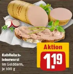 REWE Kalbfleisch- leberwurst Angebot