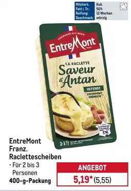 METRO EntreMont Franz. Raclettescheiben Angebot