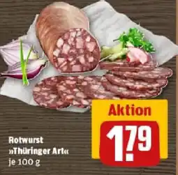REWE Rotwurst Thüringer Art Angebot