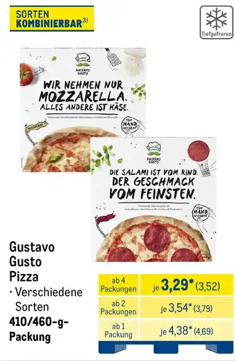 METRO Gustavo Gusto Pizza Angebot
