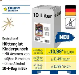 METRO Hüttenglut Kinderpunsch Angebot