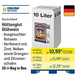 METRO Hüttenglut Glühwein Angebot