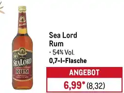 METRO Sea Lord Rum Angebot
