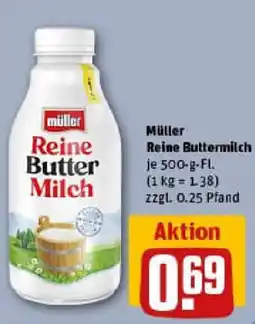 REWE Müller Reine Buttermilch Angebot