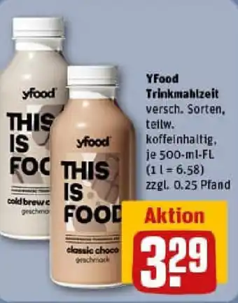 REWE YFood Trinkmahlzeit Angebot