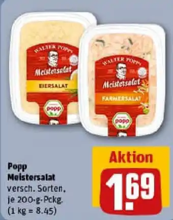 REWE Popp Meistersalat Angebot