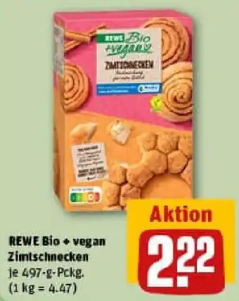 REWE REWE Bio + vegan Zimtschnecken Angebot