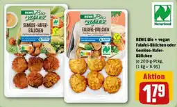 REWE REWE Bio + vegan Falafel-Bällchen oder Gemüse-Hafer- Bällchen Angebot