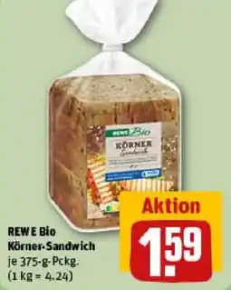 REWE REW E Bio Körner-Sandwich Angebot