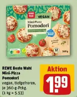 REWE REWE Beste Wahl Mini-Pizza Pomodori Angebot