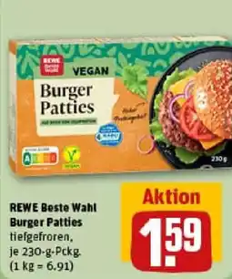 REWE REWE Beste Wahl Burger Patties Angebot