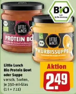 REWE Little Lunch Bio Protein Bowl oder Suppe Angebot