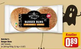 REWE Butcher's Burger Buns Angebot