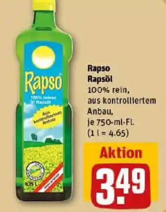 REWE Rapso Rapsöl Angebot