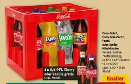 REWE Coca-Cola Zero, Fanta oder Sprite Mischkasten Angebot