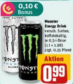 REWE Monster Energy Drink Angebot