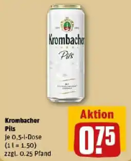 REWE Krombacher Pils Angebot