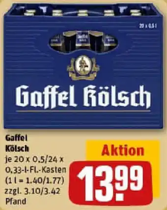 REWE Gaffel Kölsch Angebot