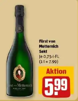 REWE Fürst von Metternich Sekt Angebot