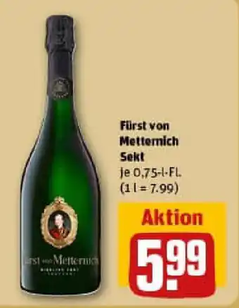REWE Fürst von Metternich Sekt Angebot