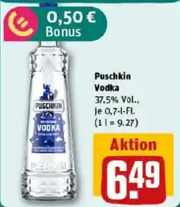 REWE Puschkin Vodka Angebot
