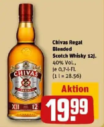 REWE Chivas Regal Blended Scotch Whisky Angebot