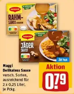 REWE Maggi Delikatess Sauce Angebot