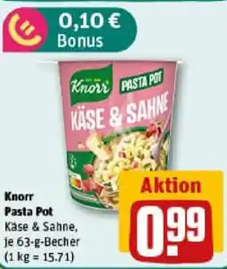 REWE Knorr Pasta Pot Angebot