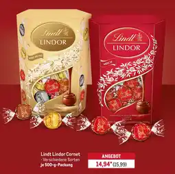 METRO Lindt Lindor Cornet Angebot