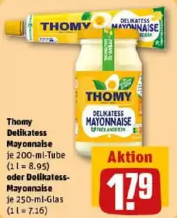 REWE Thomy Delikatess Mayonnaise oder Delikatess- Mayonnaise Angebot