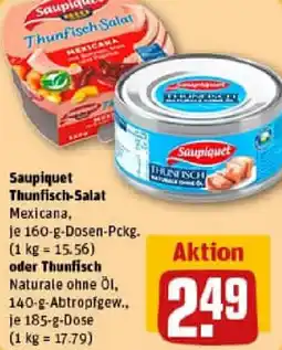 REWE Saupiquet Thunfisch-Salat oder Thunfisch Angebot