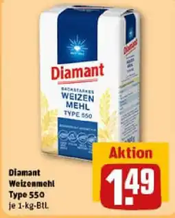 REWE Diamant Weizenmehl Type 550 Angebot