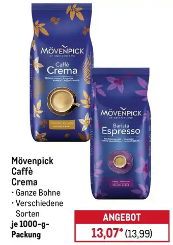 METRO Mövenpick Caffè Crema Angebot