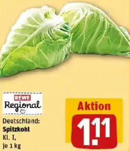 REWE Spitzkohl Angebot