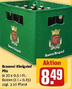 REWE Brauerei Königshof Pils Angebot