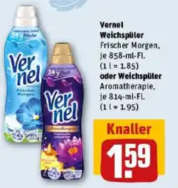 REWE Vernel Weichspüler oder Weichspüler Angebot