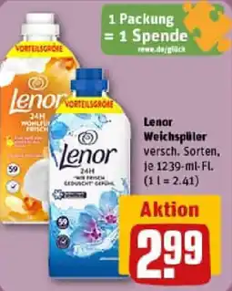 REWE Lenor Weichspüler Angebot