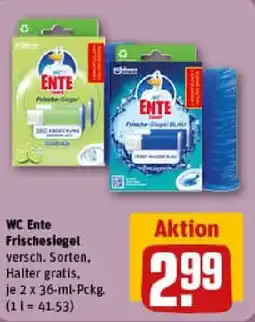 REWE WC Ente Frischesiegel Angebot