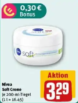 REWE Nivea Soft Creme Angebot