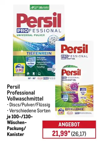 METRO Persil Professional Vollwaschmittel Angebot