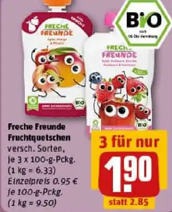REWE Freche Freunde Fruchtquetschen Angebot