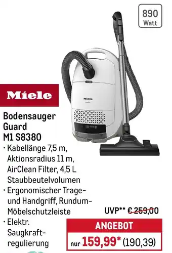METRO Miele Bodensauger Guard M1 S8380 Angebot