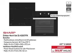 METRO SHARP Einbau-Herd-Set S1-61D27ITK Angebot
