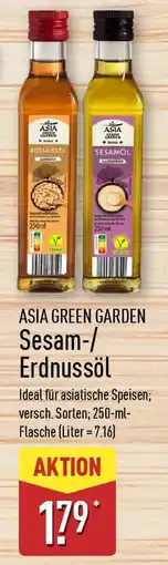 Aldi Nord ASIA GREEN GARDEN Sesam- Erdnussöl Angebot