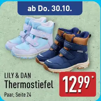 Aldi Nord LILY & DAN Thermostiefel Angebot