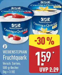Aldi Nord WEIHENSTEPHAN Fruchtquark Angebot